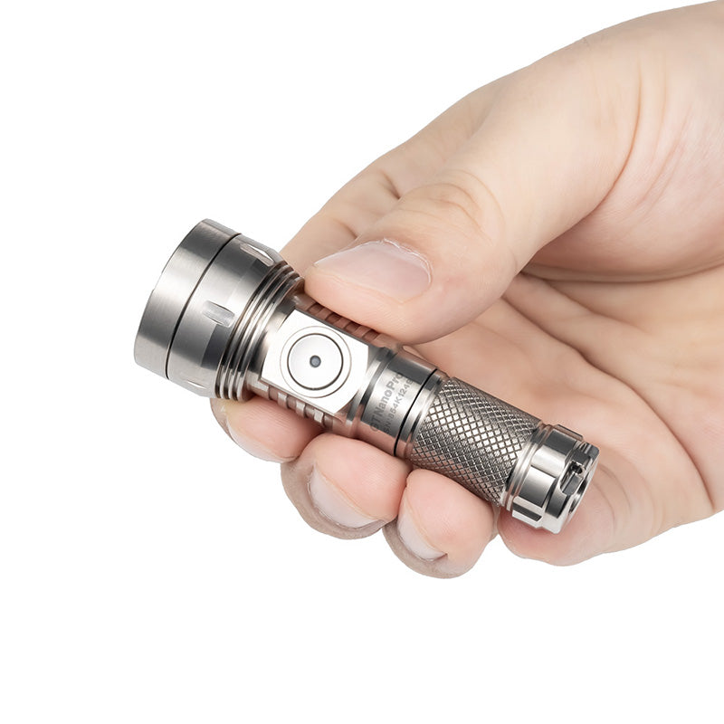 Lumintop GT NANO PRO 3.0 TITANIUM 10280 Rechargeable EDC Keychain Flashlight 1600 Lumens