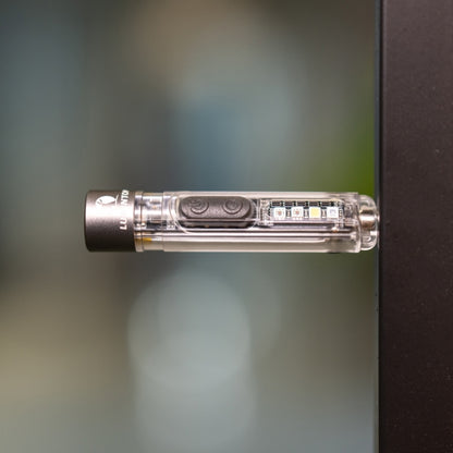 Lumintop Black Cat Mini EDC Flashlight 400 Lumens USB-C Rechargeable LED with Warm White, UV & RGB