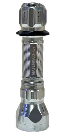 FW3 1550 Lumens 1356 Meters Outdoor Long Range Throw LED Tactical LEP Flashlight Torch for Hunting, Camping