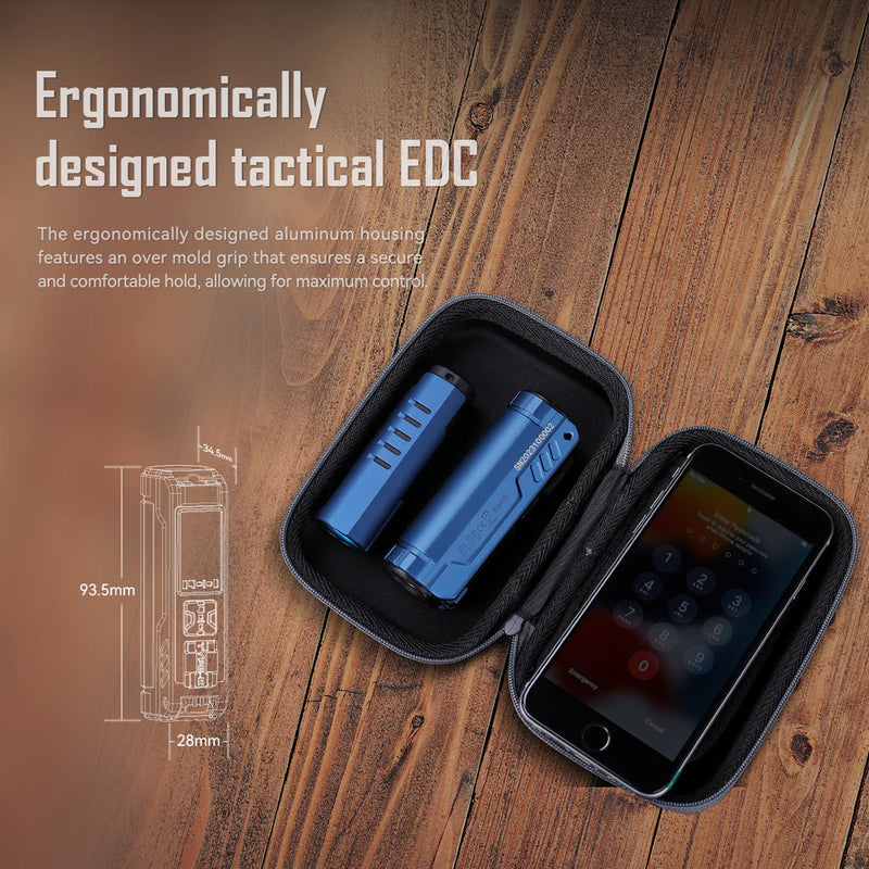 IMALENT BL50  Dual Light Sources EDC Flashlight, UV light, 3600 Lumens Powerful Bright LED torch