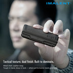 IMALENT BTL50 Digital Zoom Flashlight 3000LM 916M USB-C Rechargeable IP56 Waterproof EDC Torch for Camping Fishing Emergency