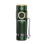 NICRON 1200 Lumens EDC Flashlight with Magnet, Type-C Rechargeable Pocket Light Compact High Lumens Handheld Light, C1 Mini Flashlight 7 Modes for Outdoor Camping, Hiking Green