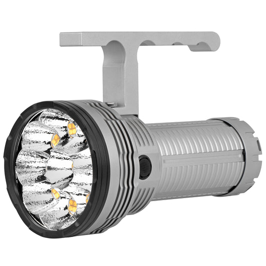 HAIKELITE RA40 40*HK3535 35000LM 300M Long Range Powerful LED Flashlight,46950 rechargeable battery
