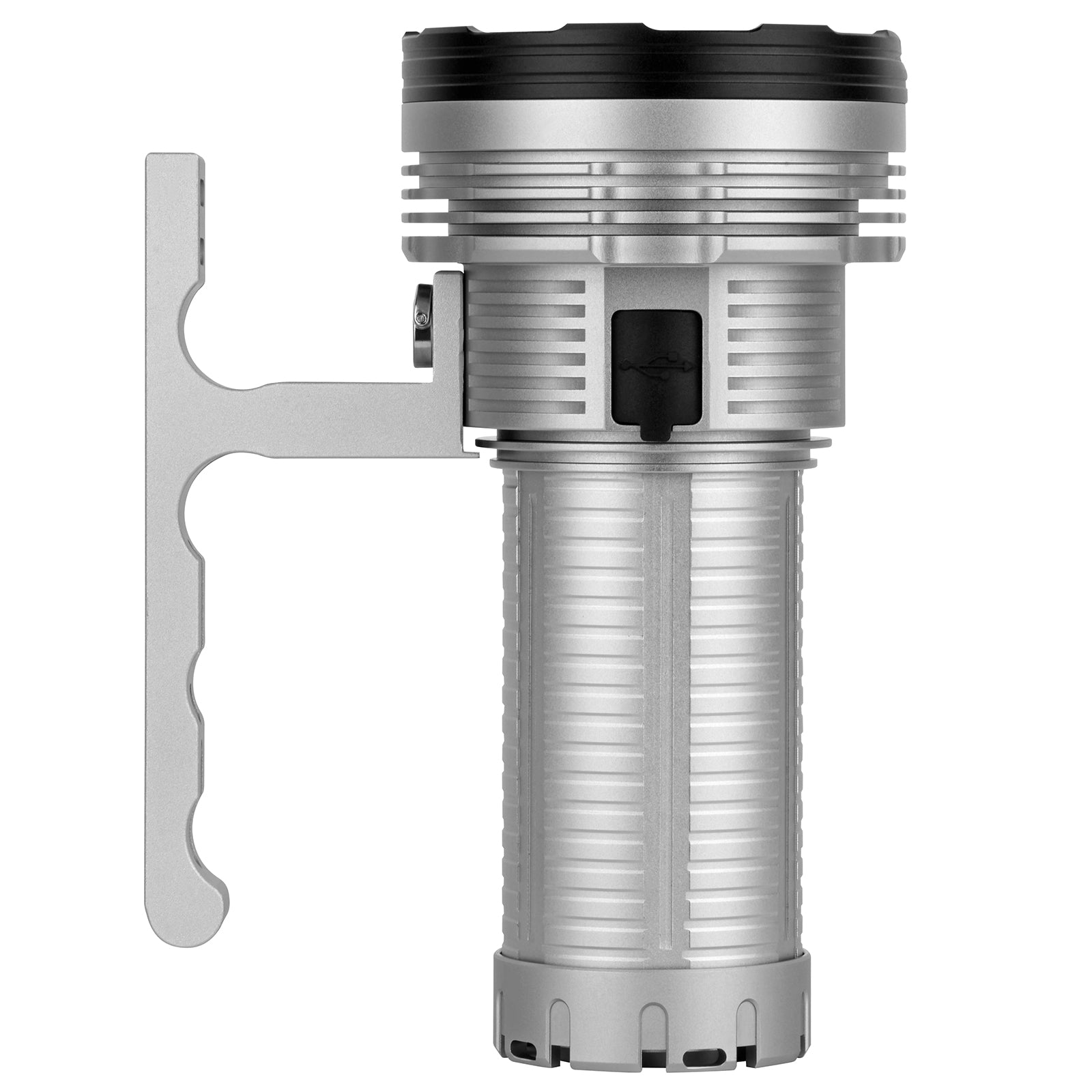 HAIKELITE RA40 40*HK3535 35000LM 300M Long Range Powerful LED Flashlight,46950 rechargeable battery