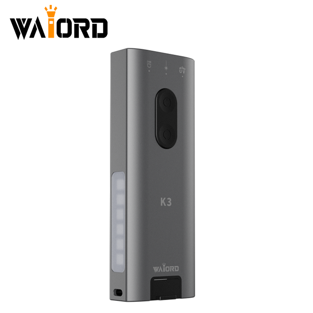 WAIORD K3 IP65 Waterproof LED Multifunctional Blast Super Bright Emergency Outdoor Light Durable Aluminum Alloy Flashlight USB