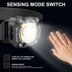 WAIORD W600, 600 Lumen LED Tactical Flashlight Magnetic Rechargeable 1000mAh Built-in Battery IP68 Waterproof