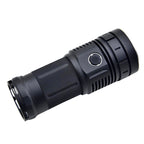 HAIKELITE HK04 XHP50.2 15000LM Ultra Bright Outdoor Adventure Flashlight Waterproof Rechargeable LED Torch for Hunting Camping Searching Black