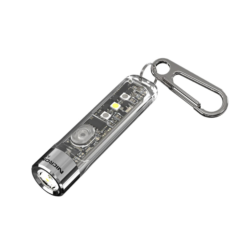 Nicron Keychain K11 LED Flashlight Mini Pocket Light Multi-function 400lumens Waterproof Type-C Rechargeable Flashlight