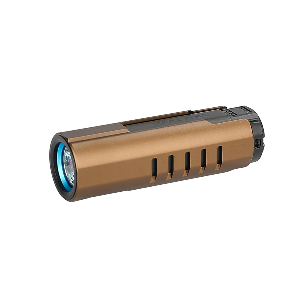 IMALENT LD70 Brightest EDC Flashlight, High Performance 4000 lumens Mini Torch -Use CREE XHP70.2 LED, Best LED torch with OLED Display for inspection and home checking