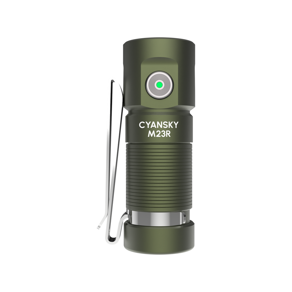 Cyansky M23R HIGH-PERFORMANCE EDC FLASHLIGHT，1200 Lumens