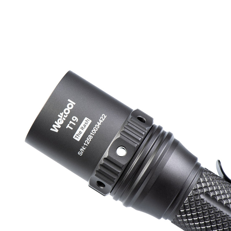 Weltool T19"The Rash" tactical flashlight,2050 lumens,90CRI, 5000K