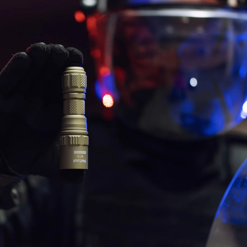 Weltool W15 “Flying Divinity” LEP Tactical Flashlight Edc Mini Flashlights 420 Lumens 1193M Search Hunting Torch Light