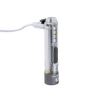Lumintop Black Cat Mini EDC Flashlight 400 Lumens USB-C Rechargeable LED with Warm White, UV & RGB