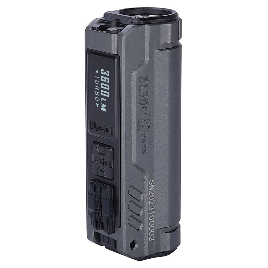IMALENT BL50  Dual Light Sources EDC Flashlight, UV light, 3600 Lumens Powerful Bright LED torch