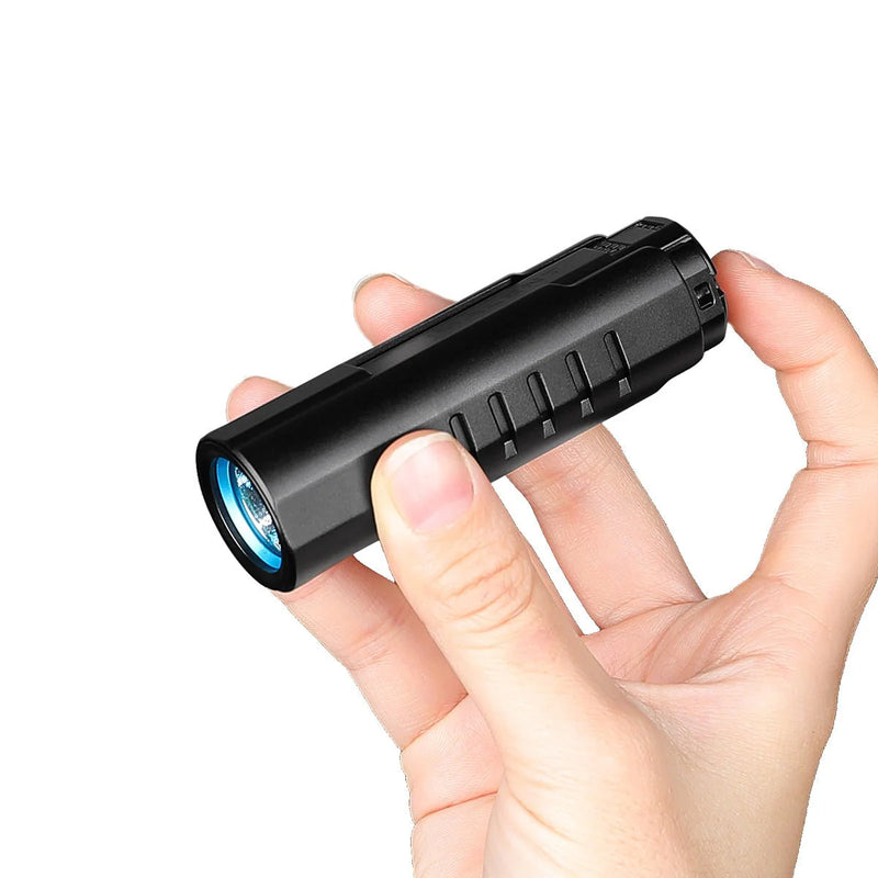 IMALENT LD70 Brightest EDC Flashlight, High Performance 4000 lumens Mini Torch -Use CREE XHP70.2 LED, Best LED torch with OLED Display for inspection and home checking